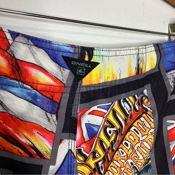 O’Neill World Cup of surfing board Shorts graphic print men’s size 32 beach surf - Picture 5 of 8